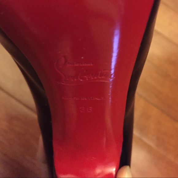 Authentic Christian Louboutin Daffodils - Picture 2 of 2