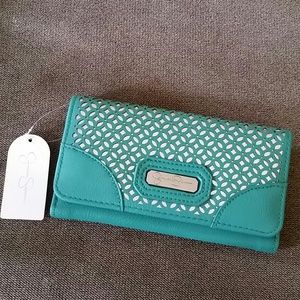 *NEW ITEM* turquoise Jessica Simpson wallet
