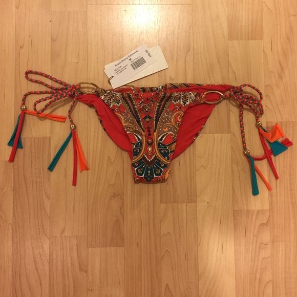 Beach Bunny "American Honey" Red Paisley Bottom