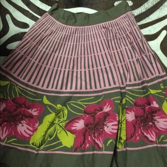 Anthropologie Odille Full Floral Skirt!