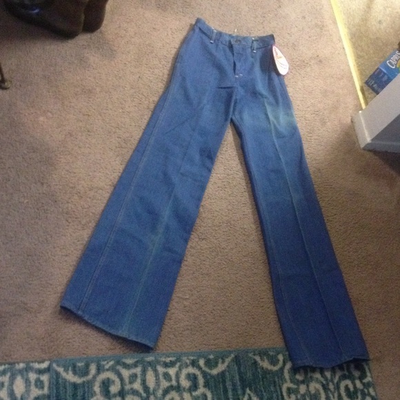 High waisted hippie jeans wide leg