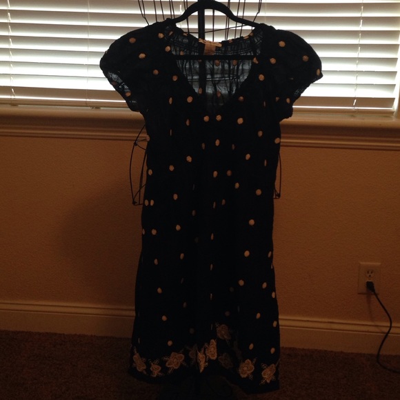 Black and white flower sundress