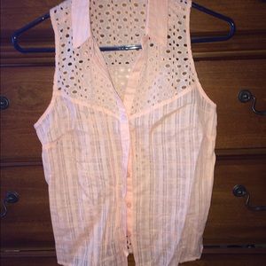 Button up tank
