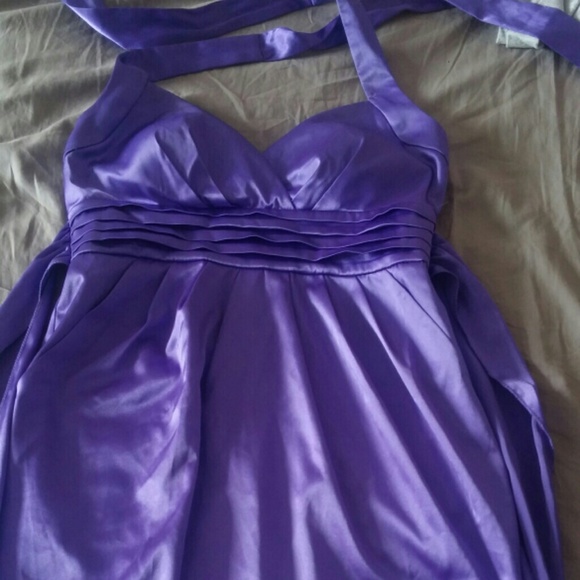 Purple prom dress