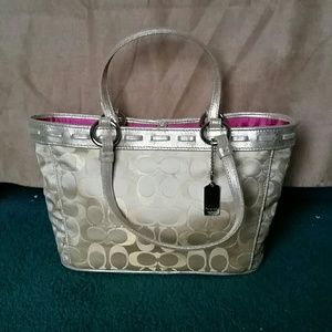 Coach Gold Mini Purse