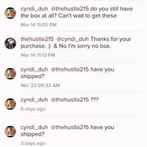 Fraud, they don't ship their orders.