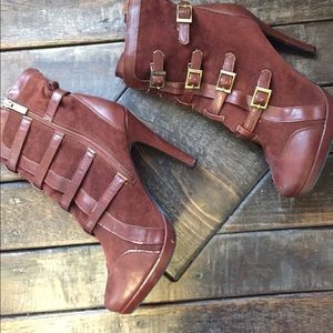 Buckled booties