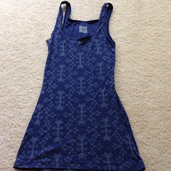 Mossimo supply Co blue tank cotton tank top