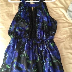 Black and Blue Dress