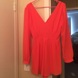 Long sleeve shorts romper