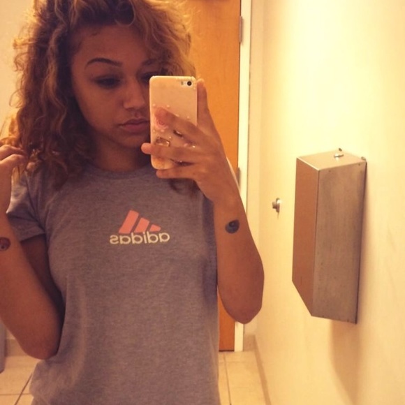 Adidas Tops - Grey Adidas T-shirt