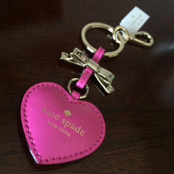 Kate Spade Heart Gold 5" Key Chain