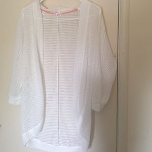 White summer sweater