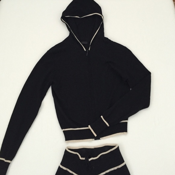 85% silk/15% cashmere hoodie+pants
