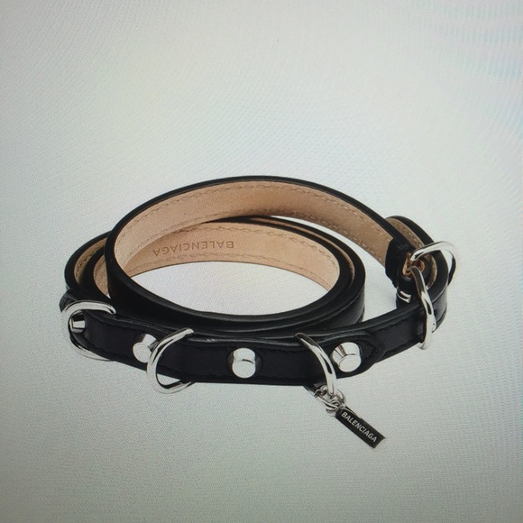 Balenciaga Papier Bracelet Triple (Blk) NWT