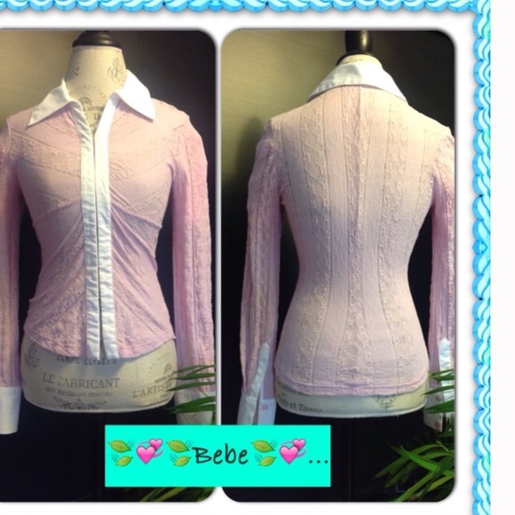 Bebe Lace Top🎉HP 10/8/16🎉 - Picture 4 of 4