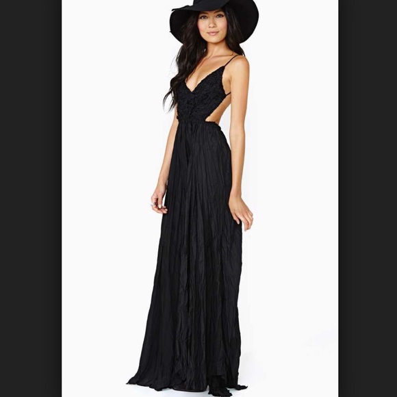End of eternity maxi dress NASTYGAL