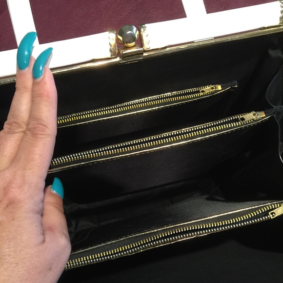 Vintage 1950's Ivory Handbag - Picture 4 of 4