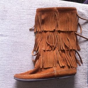 Minnetonka calf hi 3 layer boots