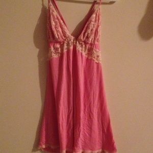 Pink nightgown