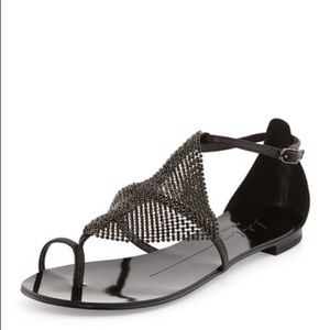 Lola Cruz jeweled flats