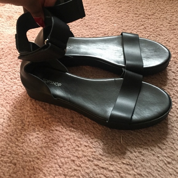 Topshop black sandal