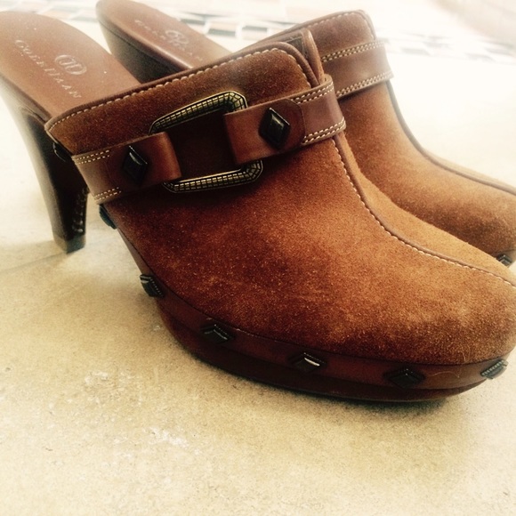 Cole Haan Suede Clogs