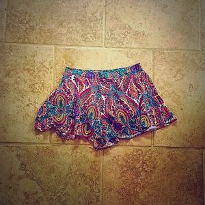 Boho shorts!!