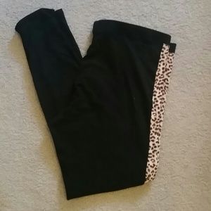Vs Leopard Stripe Leggings