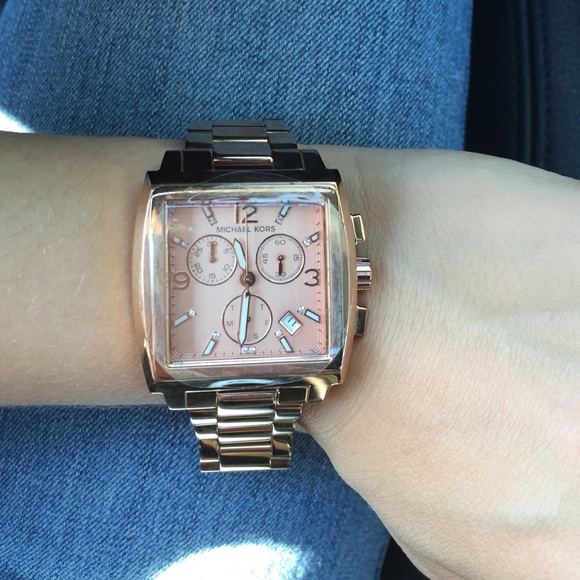 Rose gold michaelkors watch