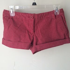 Polka dot, high-waisted Shorts