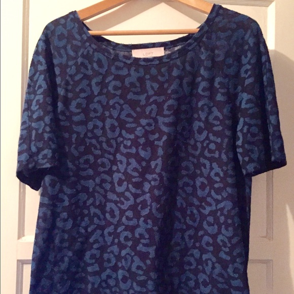 🚫SOLD💰LOFT} Leopard Top - Picture 2 of 3