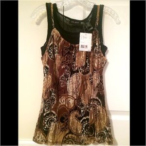 Axcess brand two layer tank top size medium
