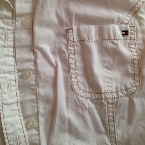 REDUCED Tommy Hilfiger White Button Down - Picture 2 of 4