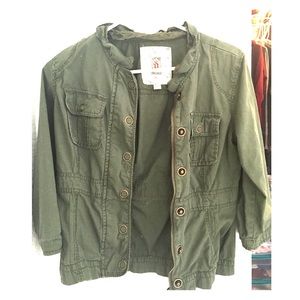 Hunter/olive green jacket (half sleeve)