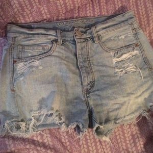 High waisted shorts
