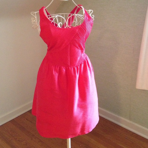 Coral dress