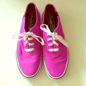 Fuchsia Keds