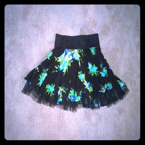 Floral Mini Skirt