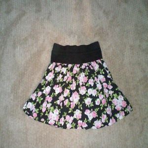 Floral Mini skirt