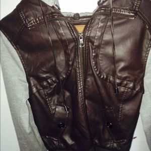 Leather jacket