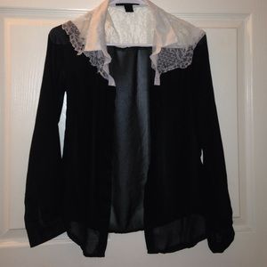 Black sheere button up