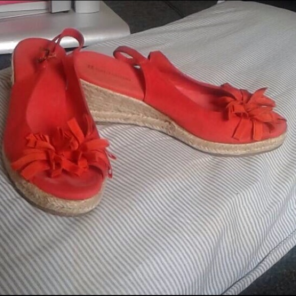 Naturalizer Orange Espadrilles Sandals