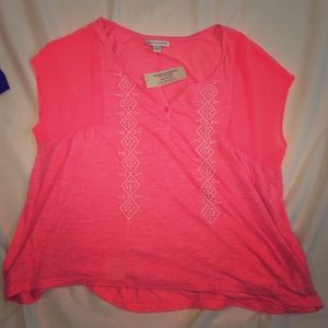 pink/tribal t-shirt