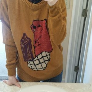 BDG Urban Outfitters beaver sweater