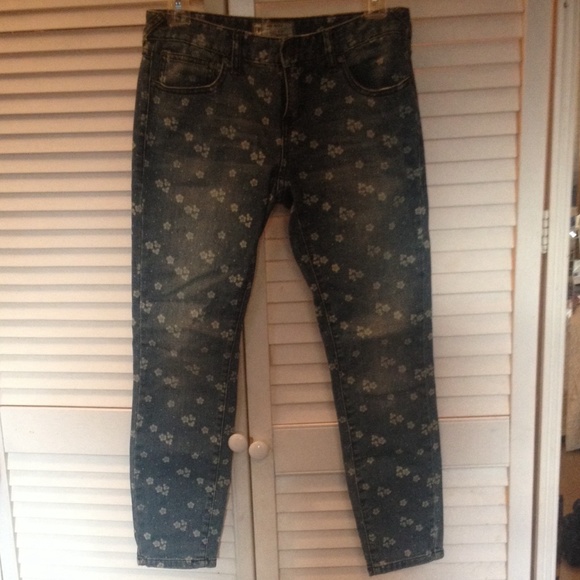 Free People ditsy floral print jean - Picture 2 of 3