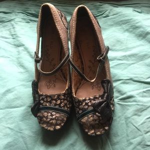 Bobbi Blu Canvas Platform Shoes