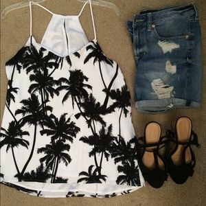 Express Palm Tree Halter