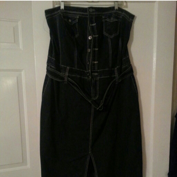 Sexy denim summer dress
