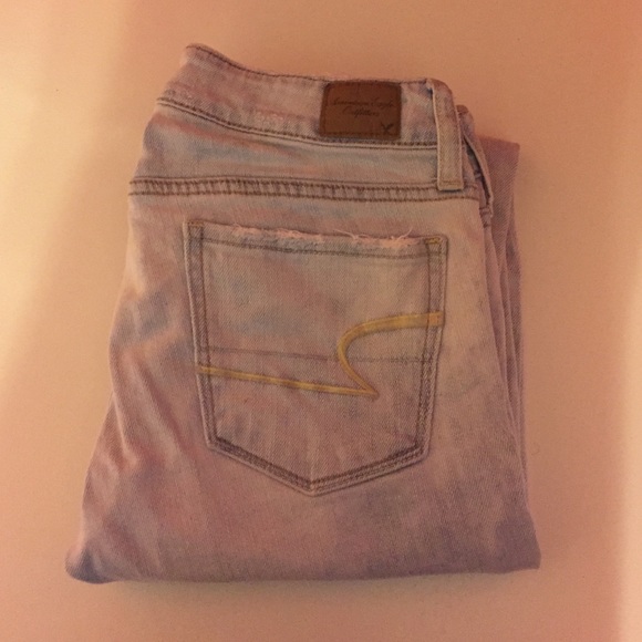 Light ripped jeans